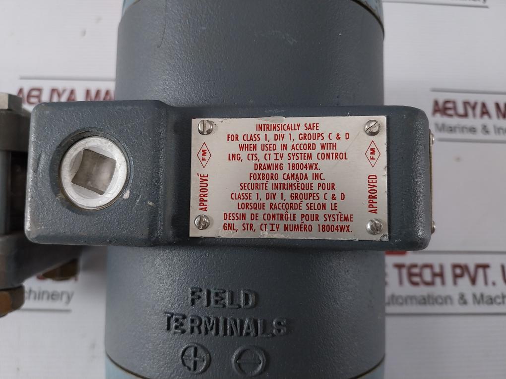 Foxboro 821Al-ds1Nh2-c Intelligent Pressure Transmitter L0121Fr-a 12.5-42Vdc 1.8