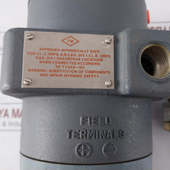 Foxboro 821Al-ds1Nh2-c Intelligent Pressure Transmitter L0121Fr-a 12.5-42Vdc 1.8