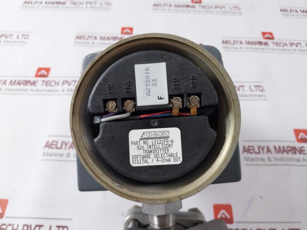 Foxboro 821Al-ds1Nh2-c Intelligent Pressure Transmitter Mep-2295 12.5-42Vdc 1.8