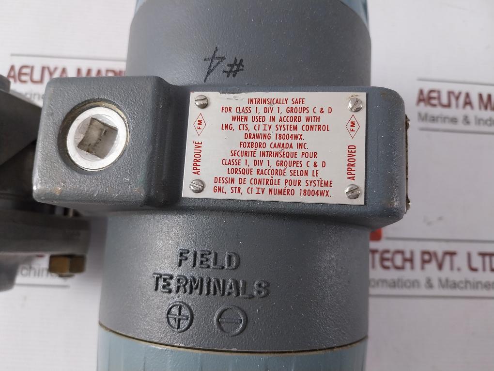 Foxboro 821Al-ds1Nh2-c Intelligent Pressure Transmitter Mep-2295 12.5-42Vdc 1.8