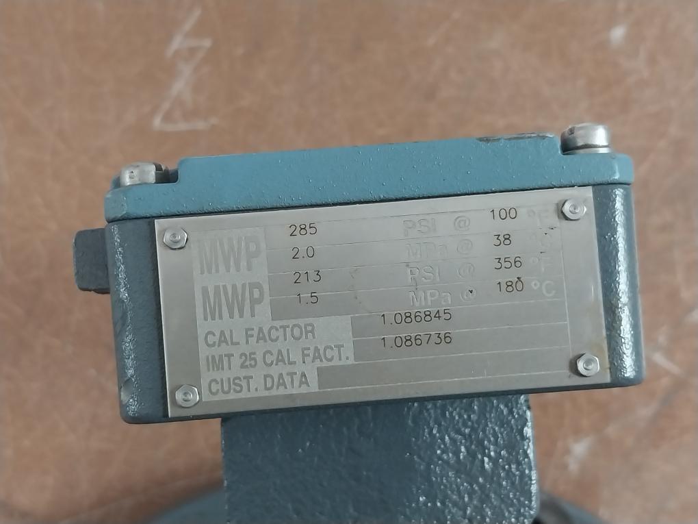 Foxboro 9306A-siba-psj-gz Series Flanged Magnetic Flowtube 285 Psi @ 100°F