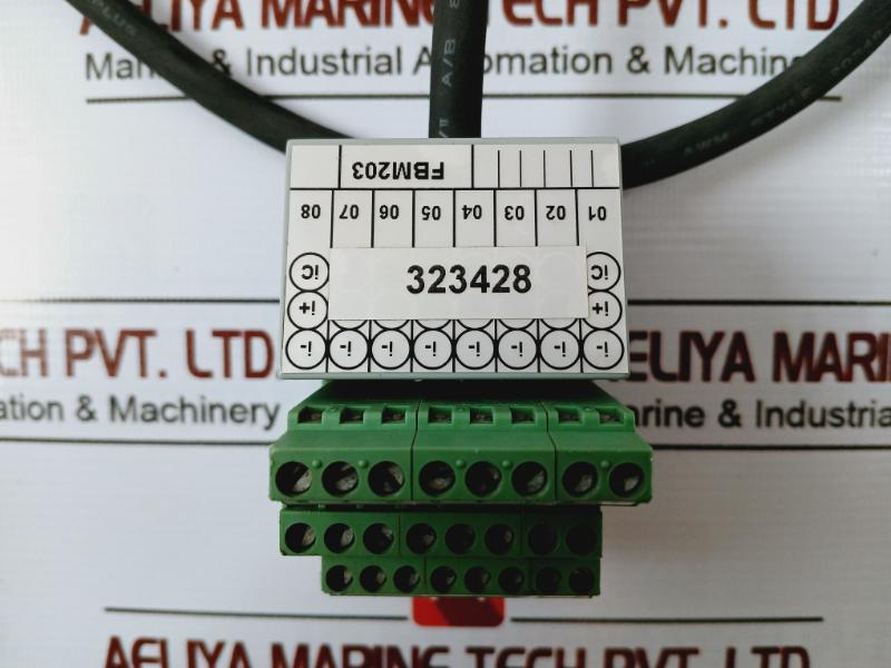 Foxboro Ad908Ae Cable Plus 1 Meter W/ Umk-se 11,25-2 Terminal Block E173648