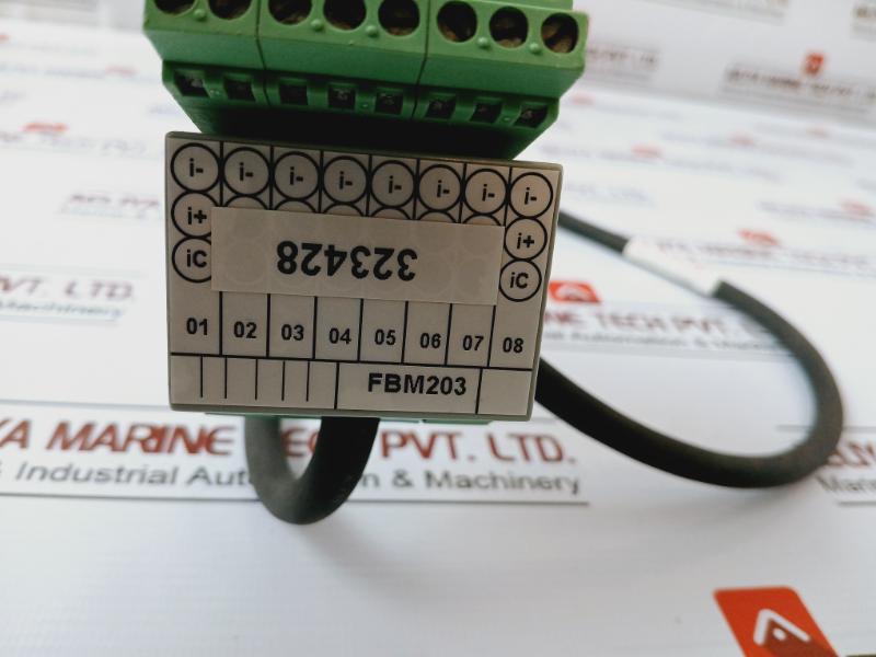 Foxboro Ad908Ae Cable Plus 1 Meter W/ Umk-se 11,25-2 Terminal Block E173648