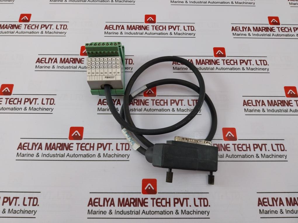 Foxboro Ad908Cc D Cable Plus 1 Meter W/ Umk-se 11,25-3 Terminal Block E173648