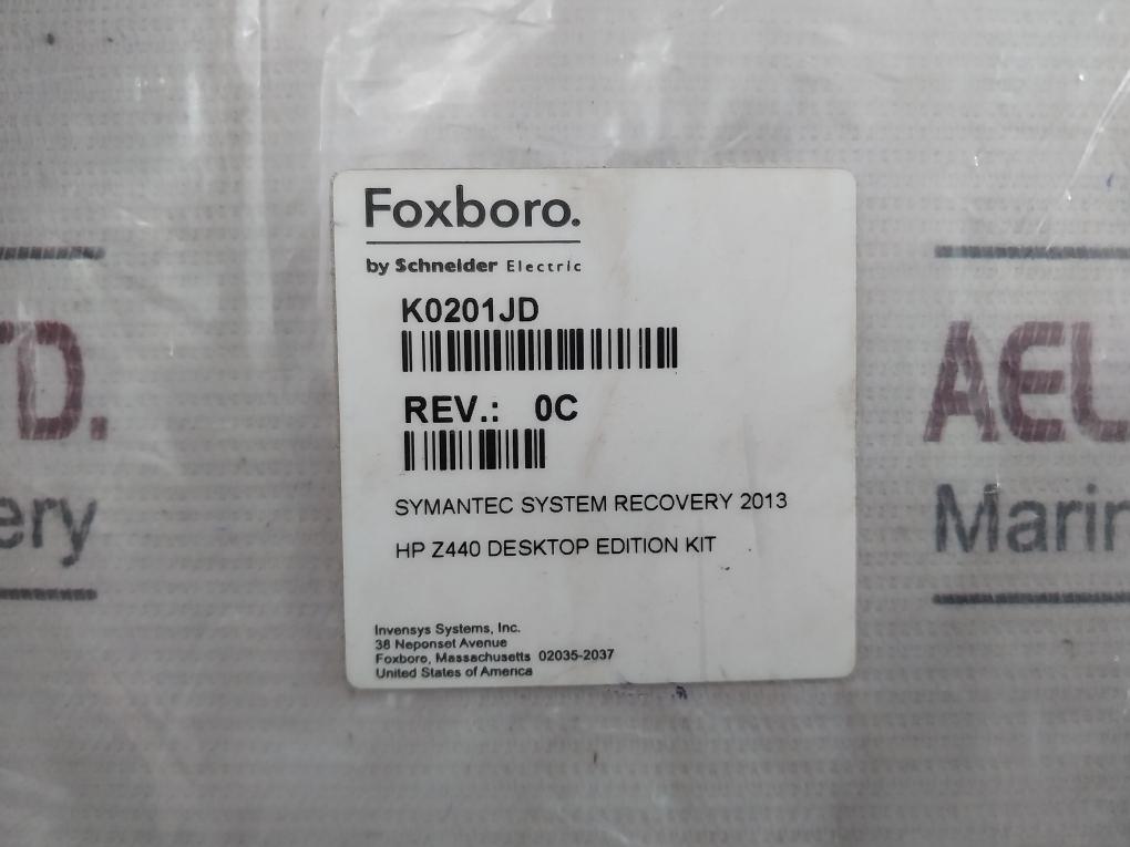 Foxboro Cmdr47G-cfmwm03-0007 Symantec System I/A Desktop Edition Kit For Hp Z440