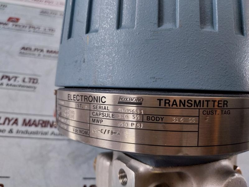 Foxboro E11gm Electronic Pressure Transmitter 20ma 250 Psig 13-50 Vdc