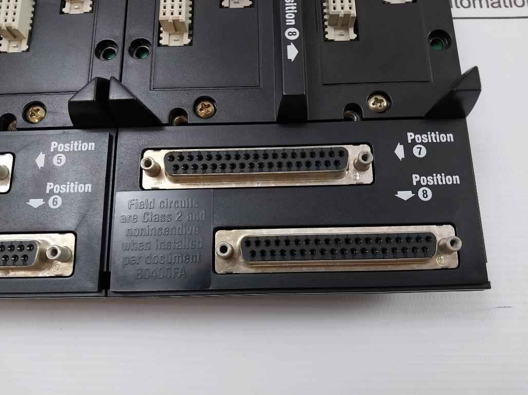Fox Boro Fbm201D I/A Series Fieldbus Module Rack P0922Yk, P0916Ta, P0914Wh 24Vdc