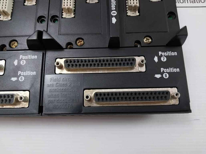 Fox Boro Fbm201D I/A Series Fieldbus Module Rack P0922Yk, P0916Ta, P0914Wh 24Vdc