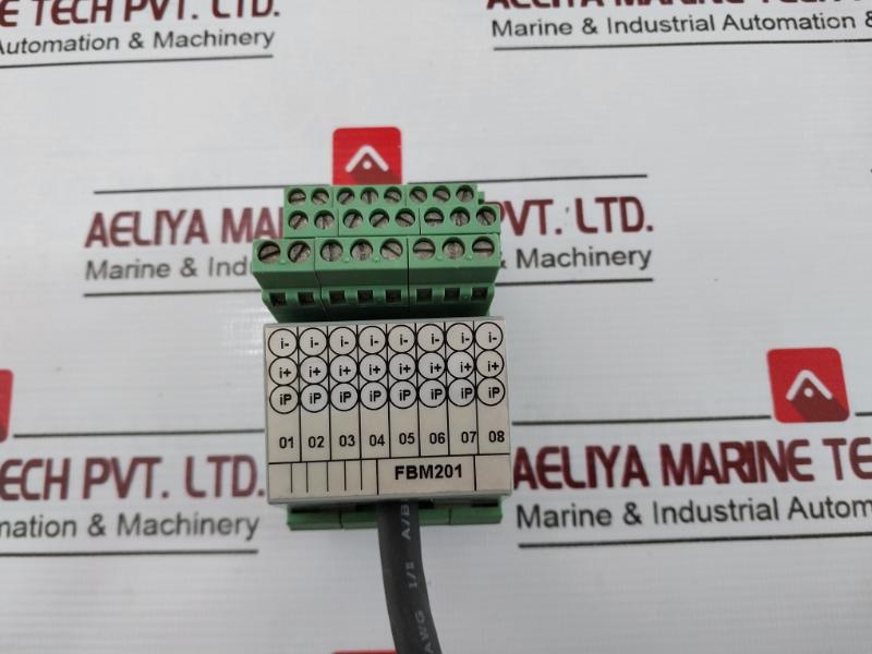 Foxboro Fbm201 Module With Connection Cable 1M - Fieldbus Input Module Ad908Aa D