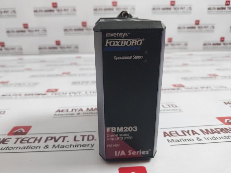 Foxboro Fbm203 I/A Series Channel Isolated 8 Input Rtd P0914Sv