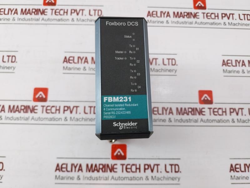 Foxboro Fbm231 4 Channel Isolated Redundant Communication Module 7W P0926Gv