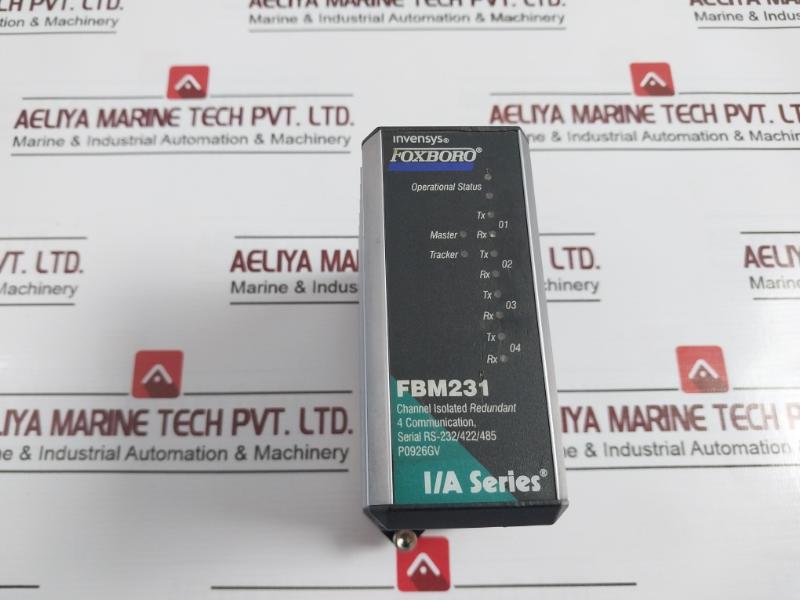 Foxboro Fbm231 I/A Series 4 Channel Isolated Redundant Communication Module