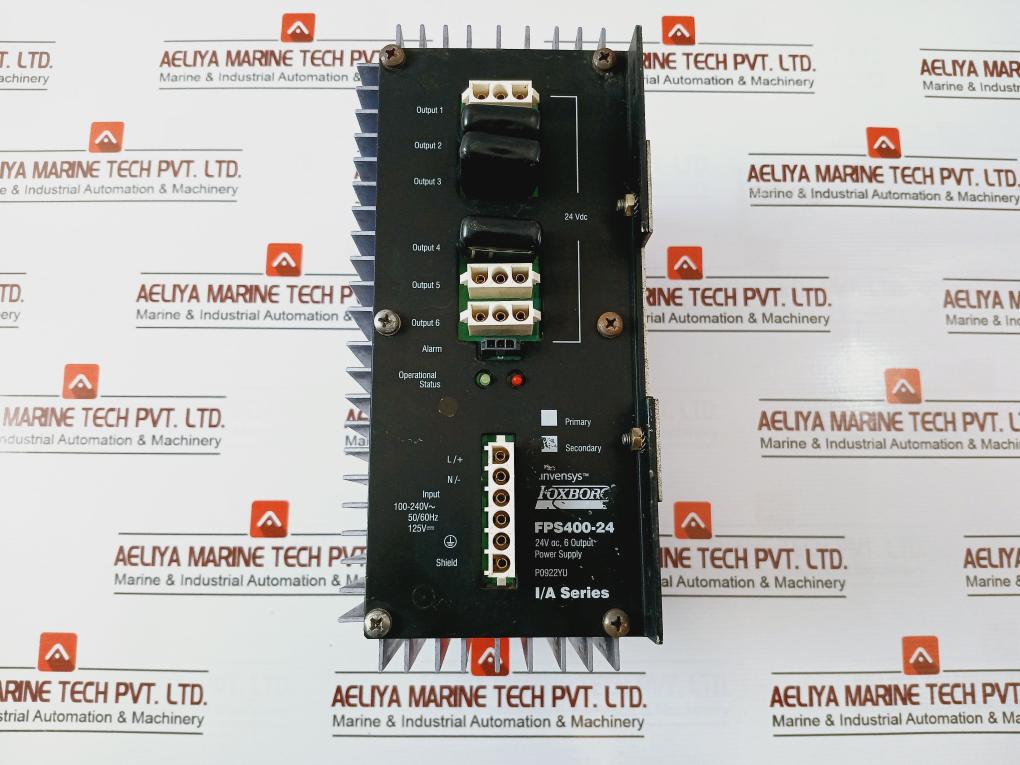 Foxboro Fps400-24 Din Rail Mounted Power Supply 100-240V 50/60Hz 26816001-c