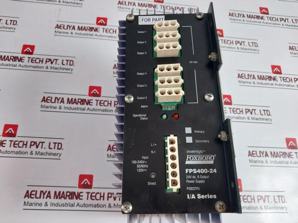 Foxboro Fps400-24 I/A Series Power Supply Module 6 Output Rev G