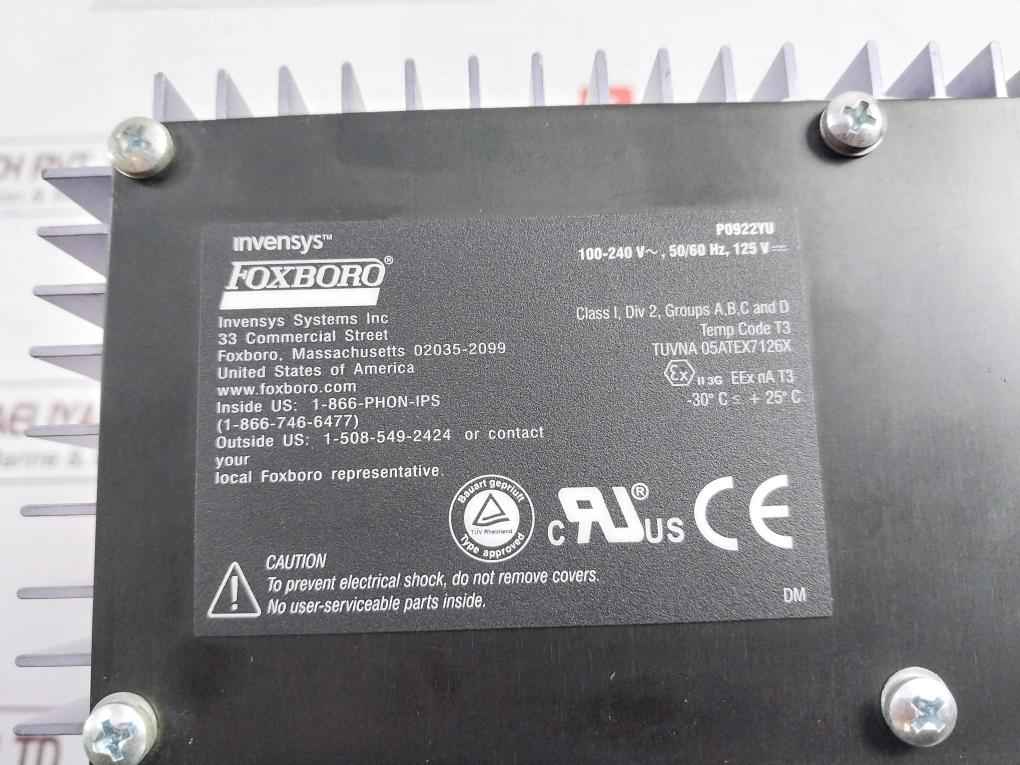 Foxboro Fps400-24 Power Supply Module I/A Series 100-240V 50/60Hz Rev.G