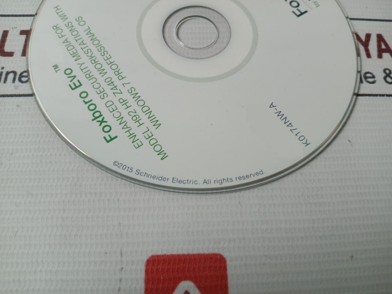 Foxboro H92 Hp Z440 Enhanced Security Media Workstations For Windows Disc