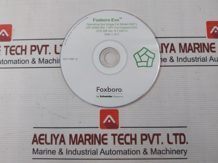 Foxboro H92*J Operating Sys Image Cd For Model H92 J K0174Nf-a