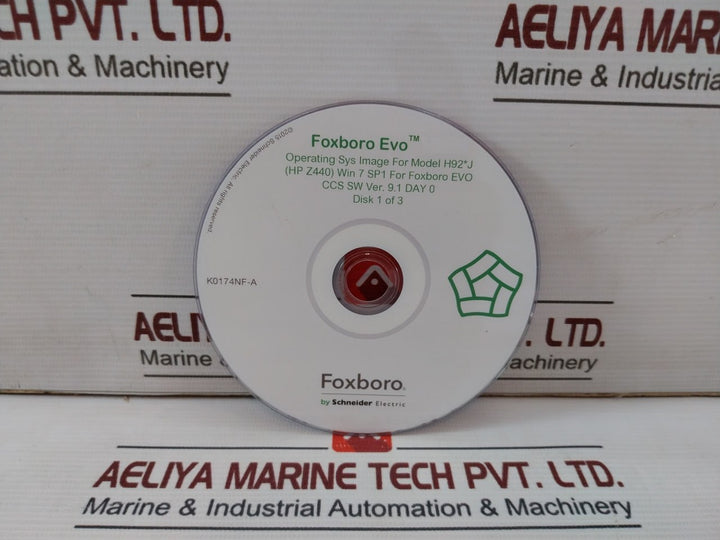 Foxboro H92*J Operating Sys Image Cd For Model H92 J K0174Nf-a