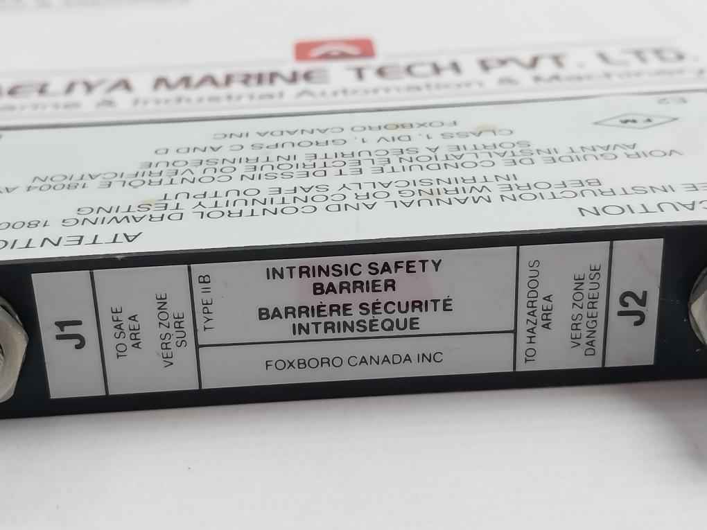 Foxboro IIb Intrinsic Safety Barrier