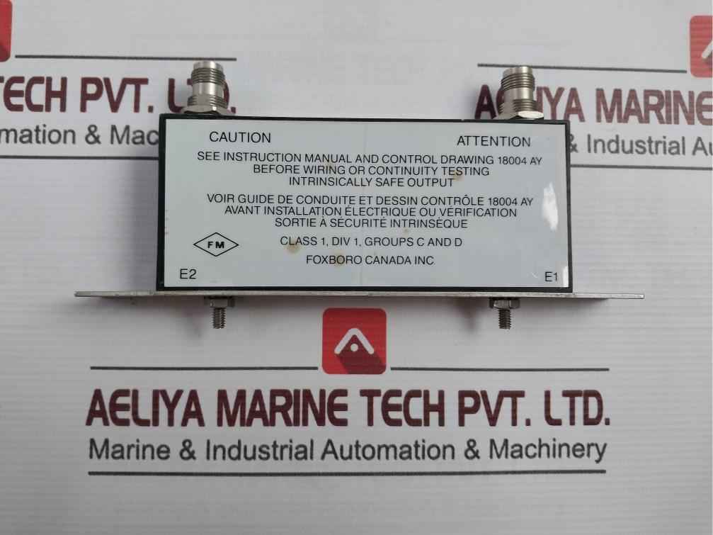 Foxboro IIb Intrinsic Safety Barrier