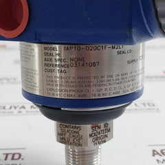 Foxboro Iap10-d20C1F-m2L1 Pressure Transmitter 12.5-42.0Vdc Nca247235A 0.21 Mpa