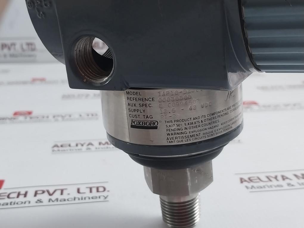Foxboro Iap10-d20C1F-m2L1 Pressure Transmitter 12.5-42 Vdc 4Ma E C0994502