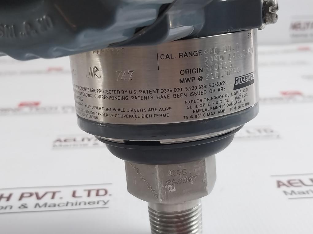 Foxboro Iap10-d20C1F-m2L1 Pressure Transmitter 12.5-42 Vdc 4Ma E C0994502
