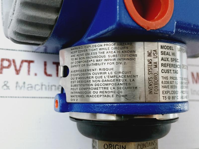 Foxboro Iap10-t20C1F-m1 Absolute Pressure Transmitter 30 Psia 10-20 Psig