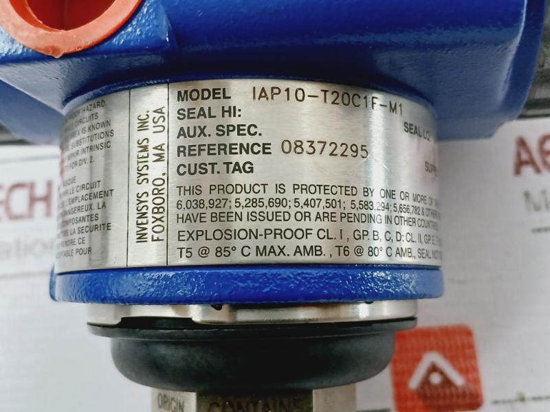 Foxboro Iap10-t20C1F-m1 Absolute Pressure Transmitter 30 Psia 10-20 Psig