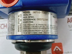 Foxboro Iap10-t20C1F-m1 Absolute Pressure Transmitter 30 Psia 10-20 Psig
