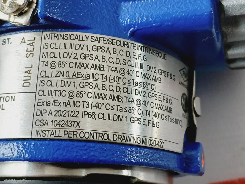 Foxboro Iap10-t20C1F-m1 Absolute Pressure Transmitter 30 Psia 10-20 Psig