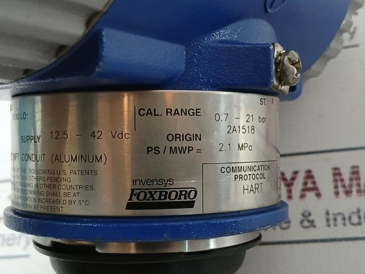 Foxboro Igp10-t22D1M-m1L1 316L Stainless Steel Pressure Transmitter 2.1 Mpa