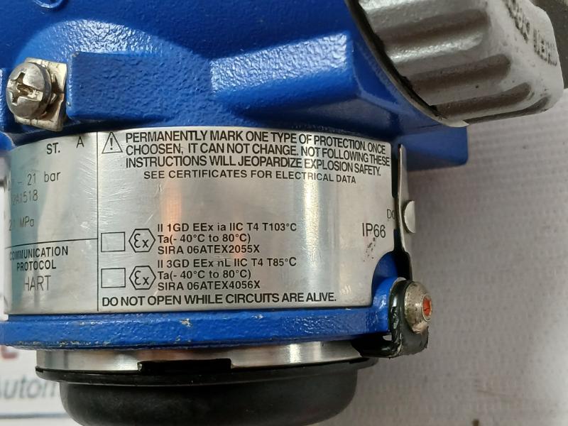 Foxboro Igp10-t22D1M-m1L1 316L Stainless Steel Pressure Transmitter 2.1 Mpa
