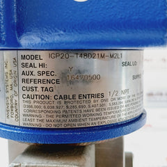 Foxboro Igp20-t48D21M-m2L1 Electronic Pressure Transmitter 12.5-42Vdc 46