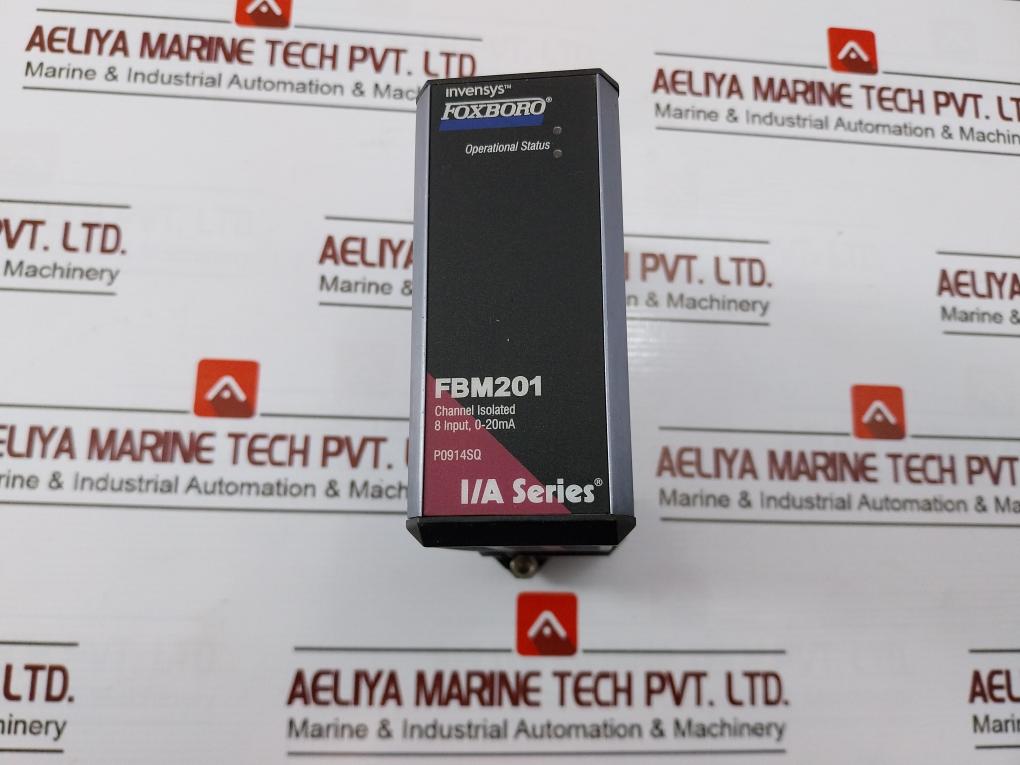 Foxboro Invensys Fbm201 Channel Isolated Module 8 Input 0-20Ma P0914Sq 24Vdc 8W