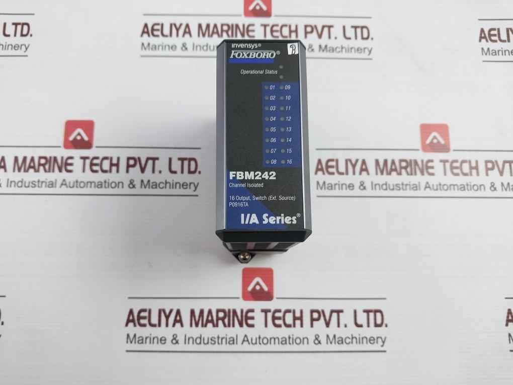 Foxboro/Invensys Fbm201D I/A Series Channel Isolated 8 Input Module 0-10Vdc Fbm207B 8W