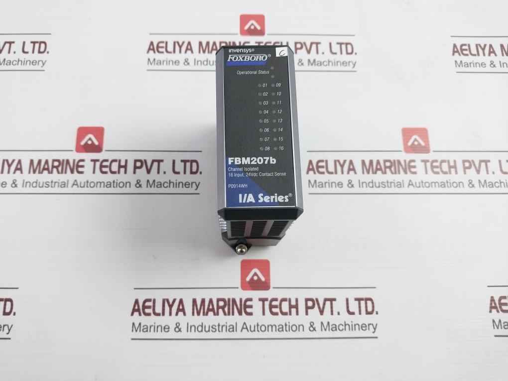 Foxboro/Invensys Fbm201D I/A Series Channel Isolated 8 Input Module 0-10Vdc Fbm207B 8W