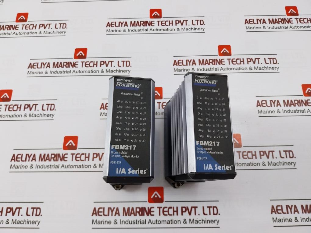 Foxboro Invensys Fbm217 Group Isolated Voltage Monitor 32 Input P0914Tr 24Vdc