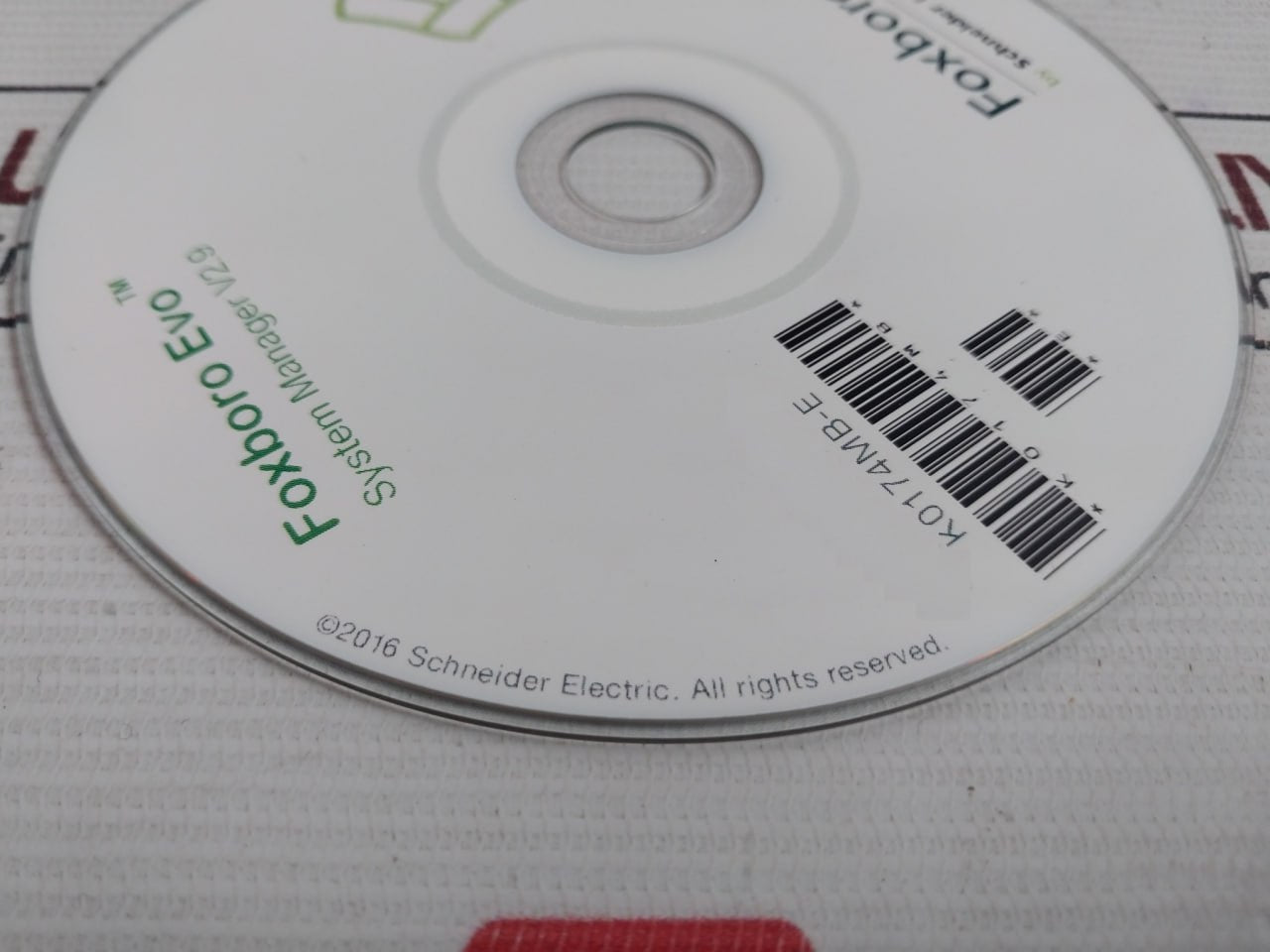 Foxboro K0174Mb-e Evo System Manager V2.9 Disc