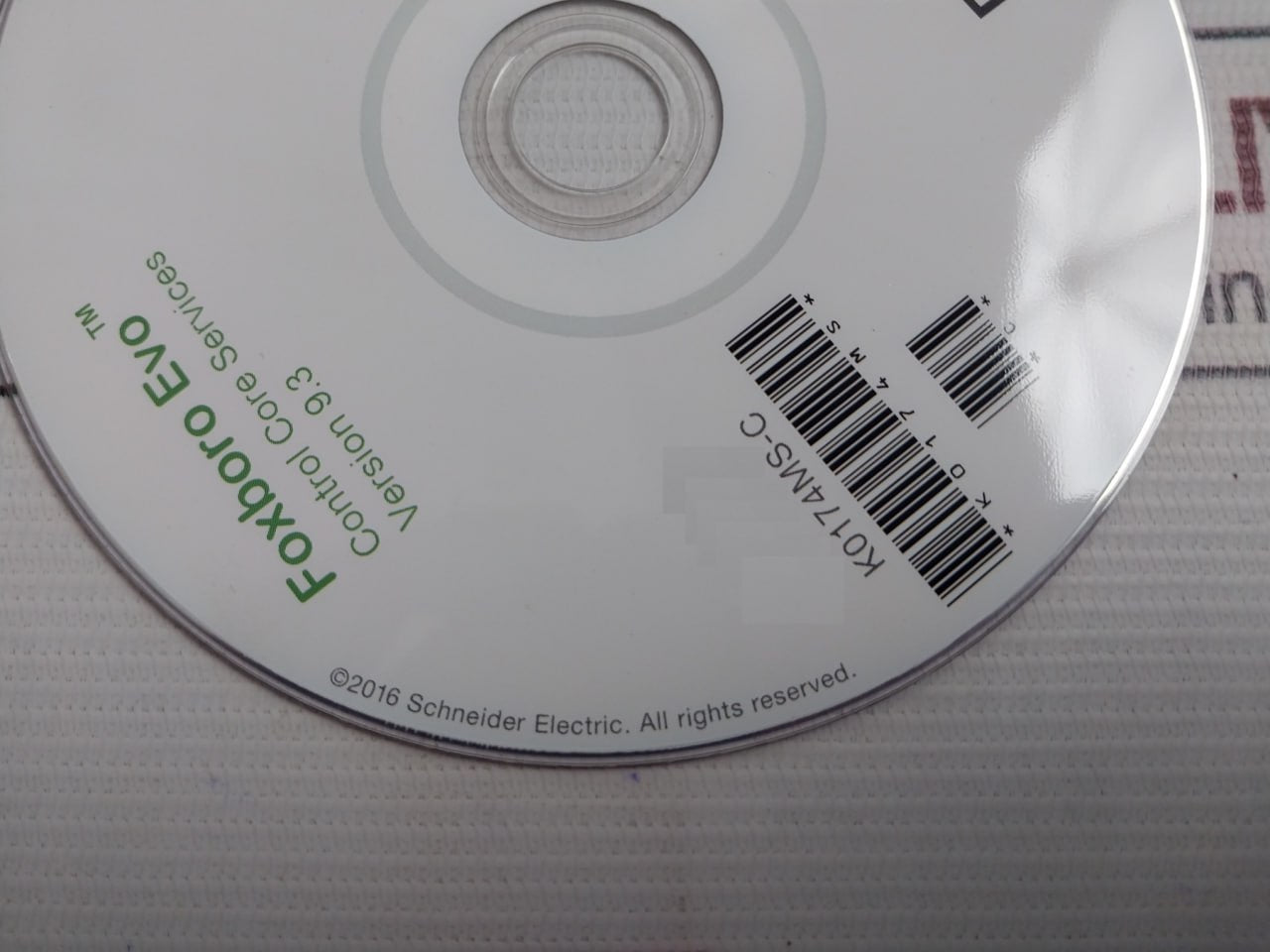 Foxboro K0174Ms-c Control Core Services Disc Ver.9.3 3U104093568