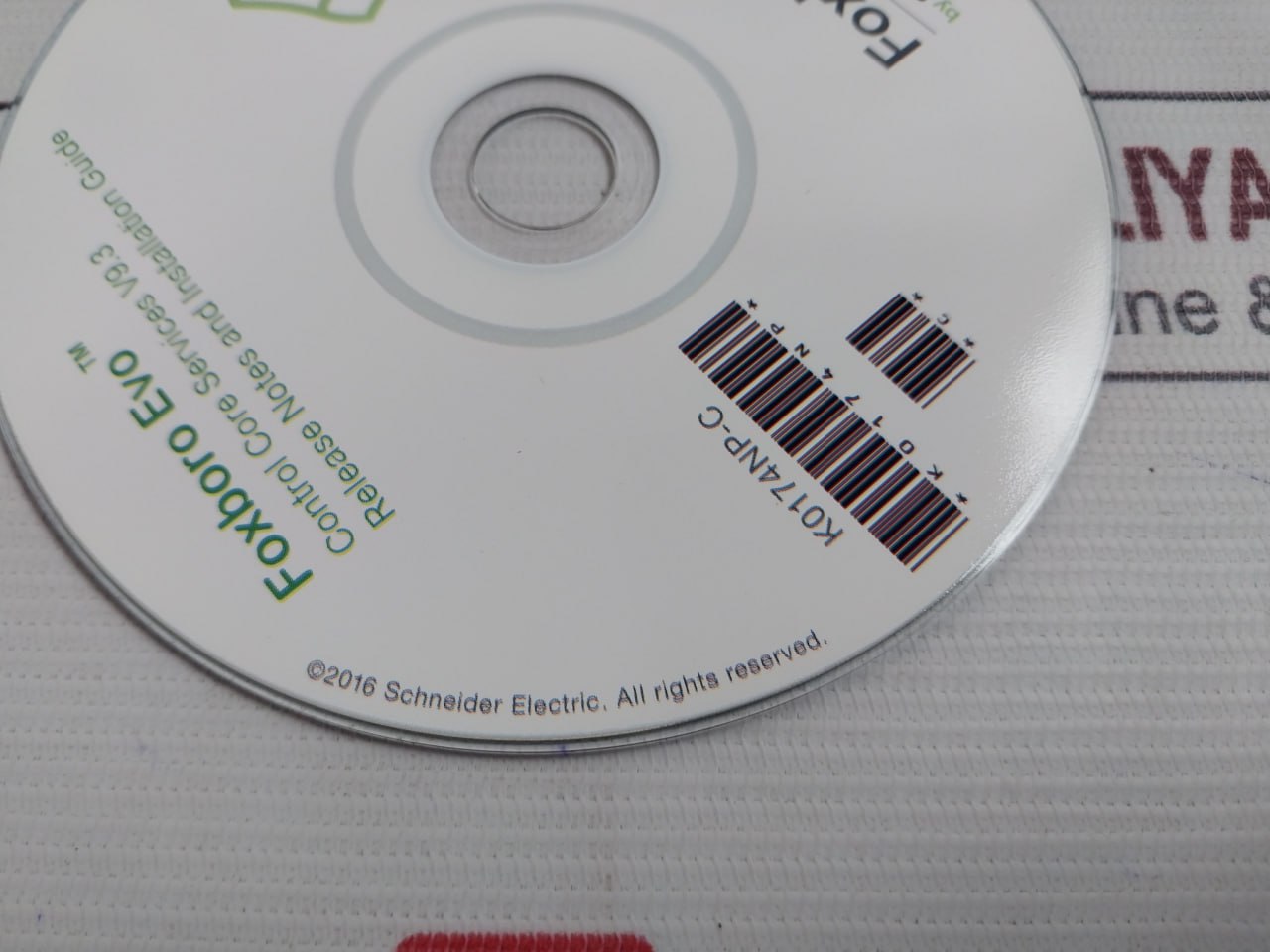 Foxboro K0174Np-c Control Core Services V9.3 Disc B3181Ue14141497Lh