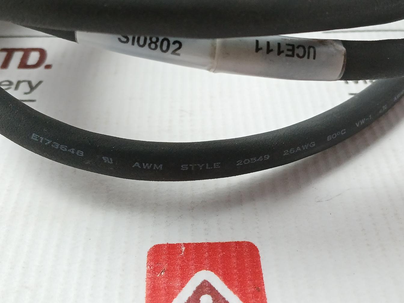 Foxboro P0916De Communication Cable 2-meter Y8001Ej-c-m002 26Awg 80°C Vw-1