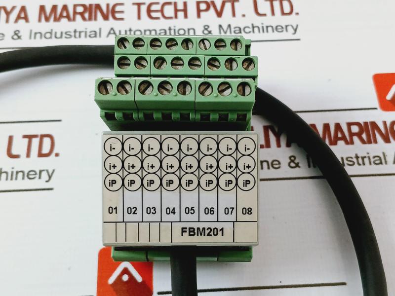 Foxboro Sf0912 Cable Plus 1 Meter W/ Umk-se 11,25-3 Terminal Block Fbm201