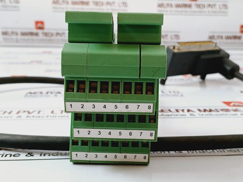 Foxboro Sf0912 Cable Plus 1 Meter W/ Umk-se 11,25-3 Terminal Block Fbm201