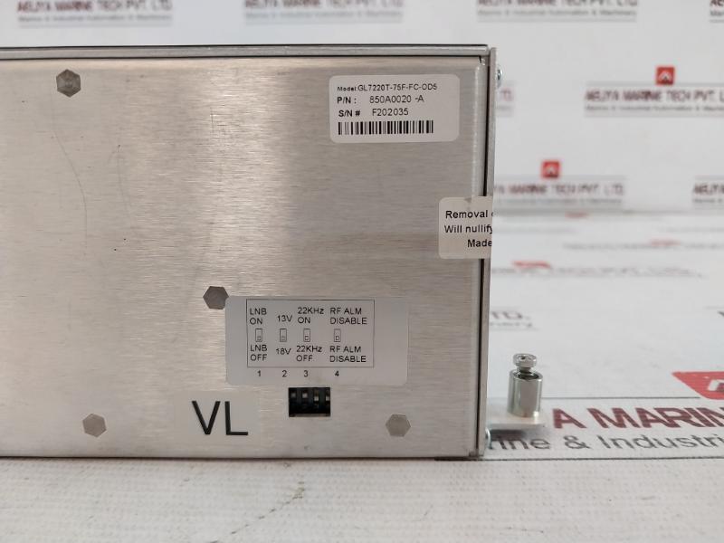 Foxcom Gl7220T-75F-fc-od5 Fibre Optic Transmitter 850A0020-a