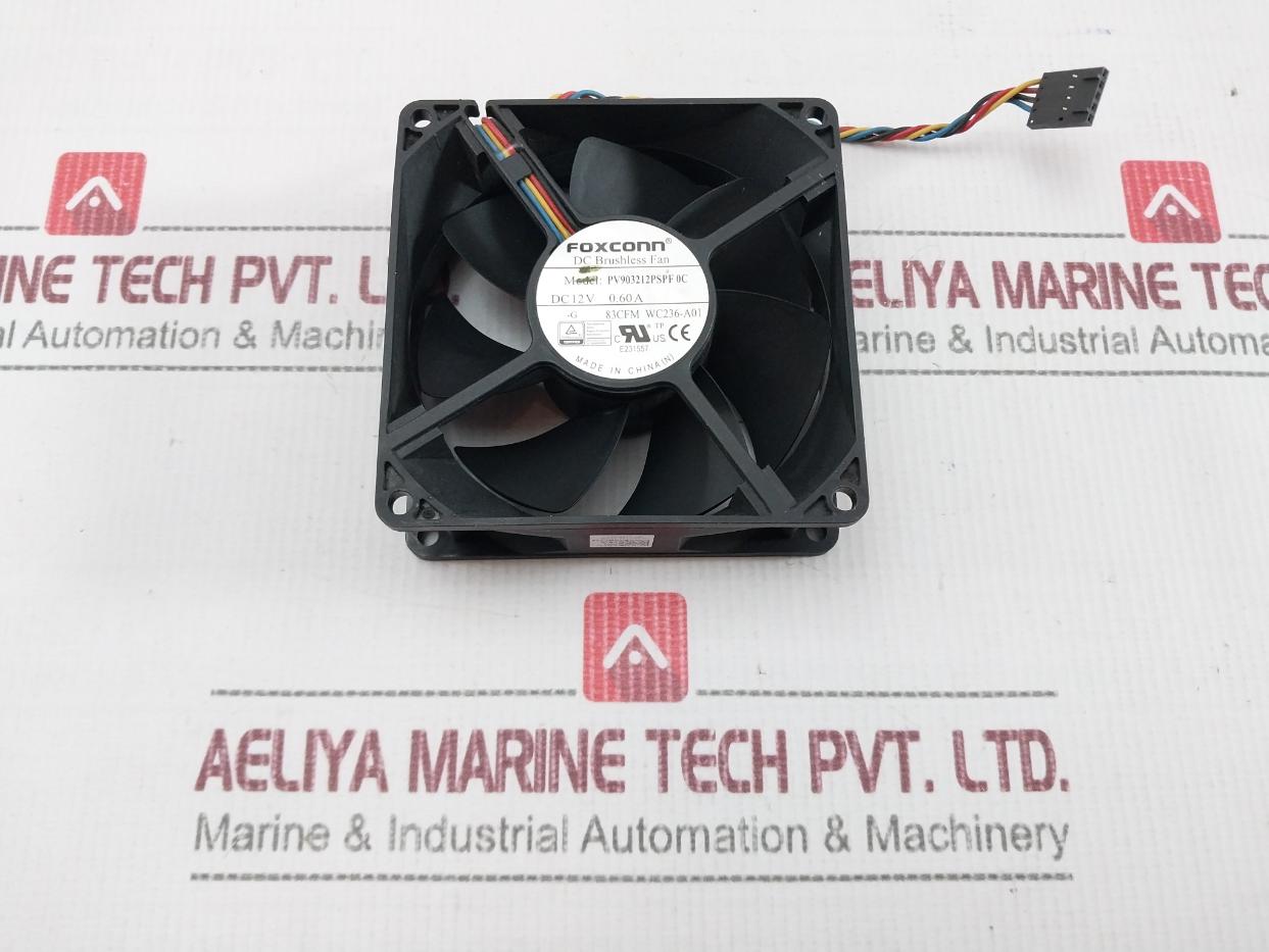 Foxconn Pv903212Pspf 0C Dc Brushless Fan 12V 0.60A