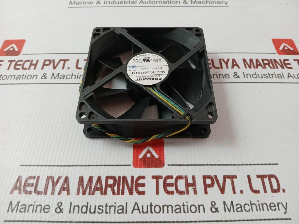 Pva092G12H Dc Brushless Cooling Fan Dc12V 0.40A Foxconn