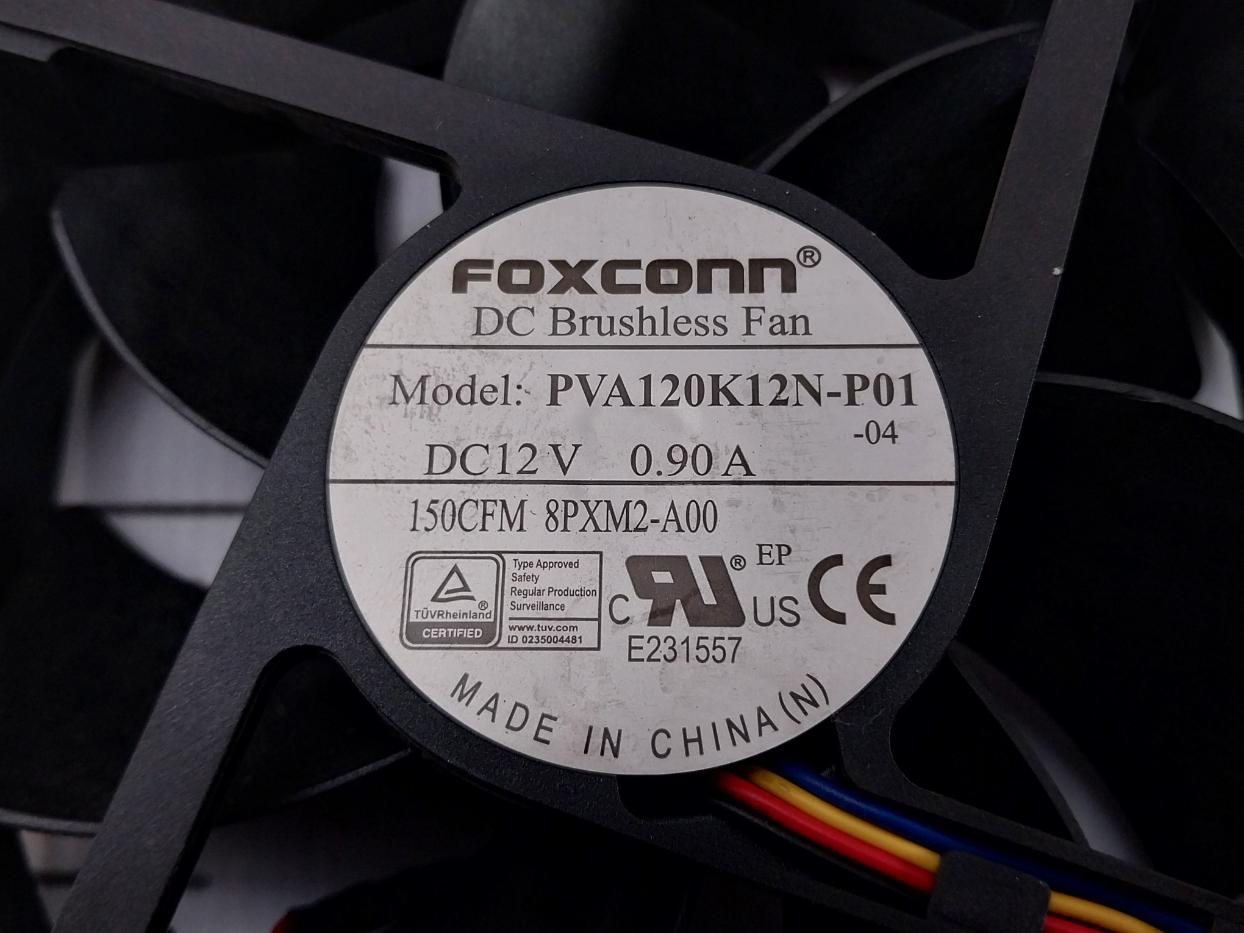 Foxconn Pva120K12N-p01 Dc Brushless Fan 12V 0.90A
