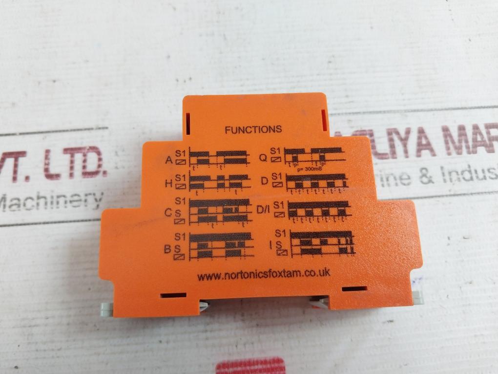 Foxtam Uni-1M Din Rail Modular Multi Function Timer 50-60Hz 12-250V