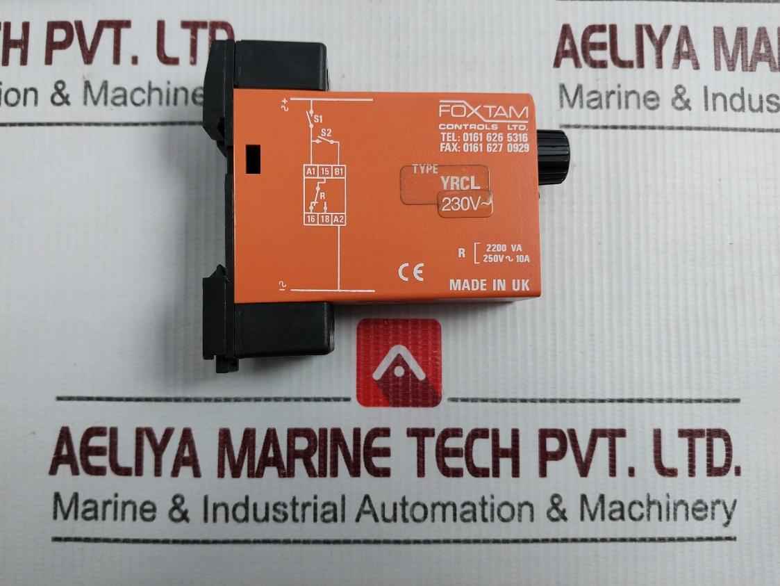 Foxtam Yrcl Multi-range Time Delay Relay 2200 Va
